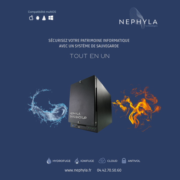 Sécurisez votre patrimoine numérique : Découvrez le NAS ignifuge et hydrofuge, le gardien ultime de vos données à Marseille, Aix et Toulon